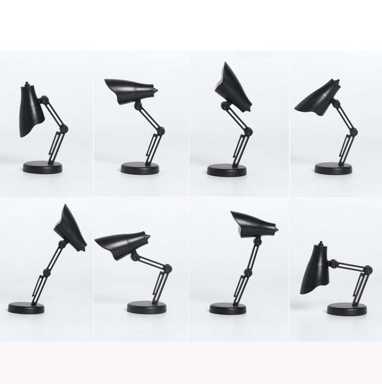 3 PCS Mini LED Desk Lamp Folding Portable Night Light Magnetic Eye Protection Desk Lamp(LD02-Black)