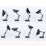 3 PCS Mini LED Desk Lamp Folding Portable Night Light Magnetic Eye Protection Desk Lamp(LD02-Black)