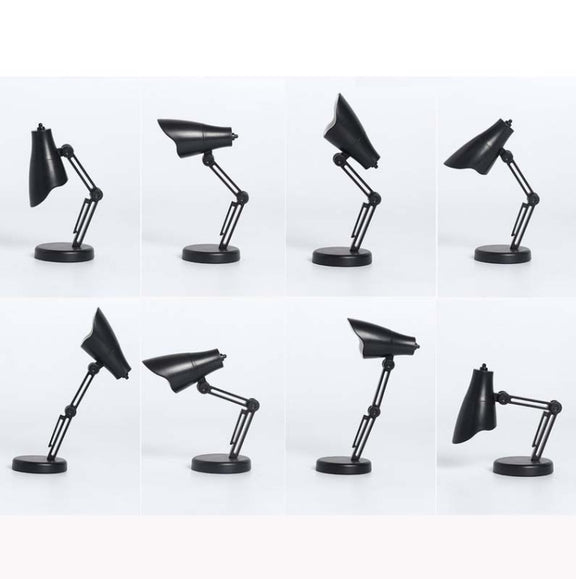 3 PCS Mini LED Desk Lamp Folding Portable Night Light Magnetic Eye Protection Desk Lamp(LD02-Pink)