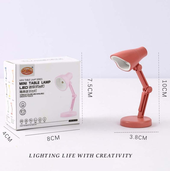 3 PCS Mini LED Desk Lamp Folding Portable Night Light Magnetic Eye Protection Desk Lamp(LD02-Black)