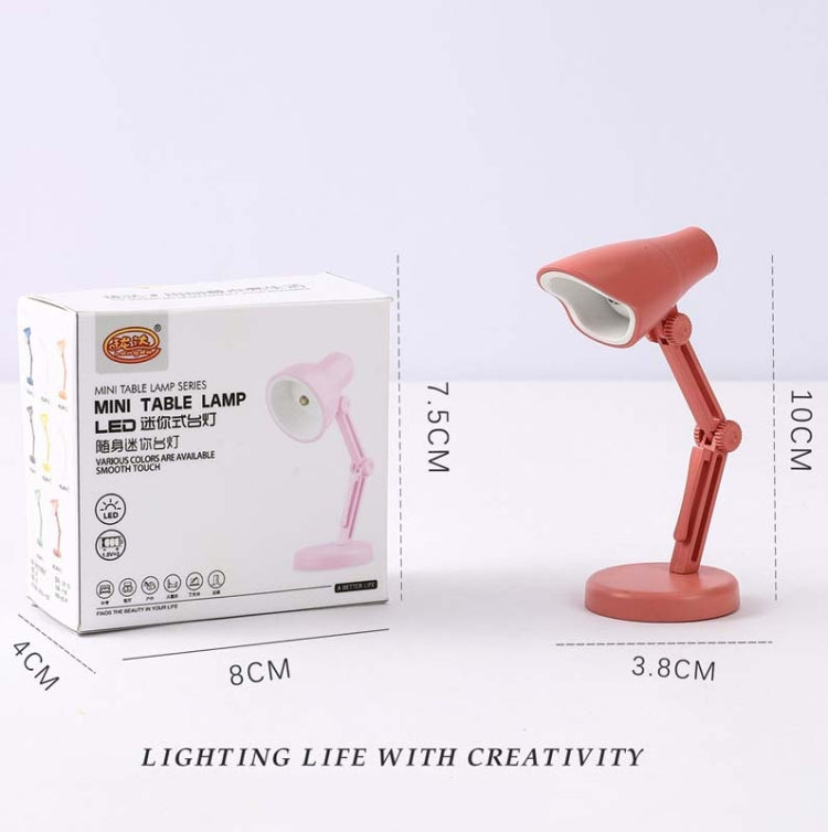 3 PCS Mini LED Desk Lamp Folding Portable Night Light Magnetic Eye Protection Desk Lamp(LD02-Black)