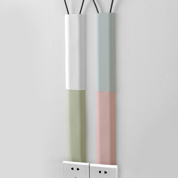 BF1805 5 PCS Plastic Concealed Cable Stick-On Cable Management Box(Green)