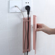 BF1805 5 PCS Plastic Concealed Cable Stick-On Cable Management Box(Green)