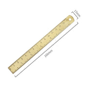 Brass Retro Drawing Ruler Measuring Tools, Model: 0-15cm Ruler