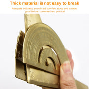 Brass Retro Drawing Ruler Measuring Tools, Model: 0-15cm Ruler