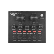 V8 Sound Card Set Dual Mobile Phone Computer Live Broadcast Universal Sound Card