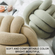 Hand-Made Knotted Ball Pillow, Size: Diameter: 25~30cm(Pink)
