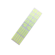 Car Window Sticker Lifter Modified Sticker Car Luminous Switch Car Window Button Car Sticker(Luminous Green)
