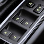 Car Window Sticker Lifter Modified Sticker Car Luminous Switch Car Window Button Car Sticker(Luminous Green)