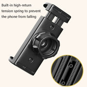 2 PCS Desktop Universal Retractable Multifunctional Mobile Phone Live Broadcast Stand, Specification: Three Positions With Fill Light