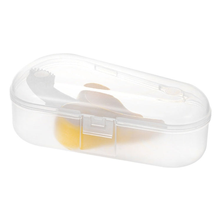 Newborn Baby Banana Silicone Teether Bite(Blue)