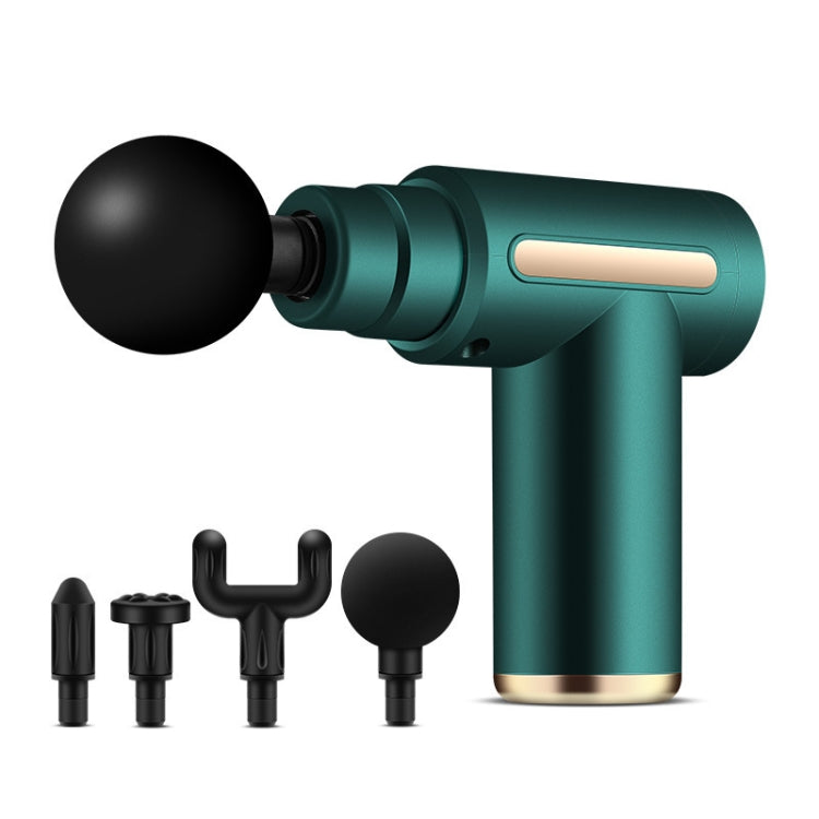 Fascia Gun Pocket Electric Shock Gun  Muscle Massage Gun, Specification: Classic Mini (Green)