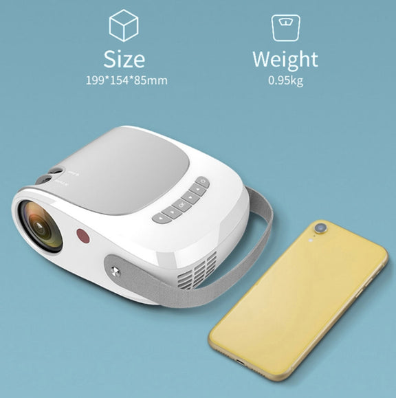 H5 180 ANSI 1280x800 HD Projector With Remote Control, Support HDMI / USB / TF Card / AV, Version: Basic Edition