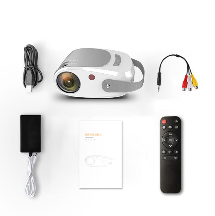 H5 180 ANSI 1280x800 HD Projector With Remote Control, Support HDMI / USB / TF Card / AV, Version: Basic Edition