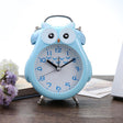 2 PCS Children Creative Cartoon Owl Super Ring Metal Bell Student Alarm Clock(Blue) - Novelty Clock by PMc TechLife | Online Shopping South Africa | PMc TechLife | Buy Now Pay Later Mobicred