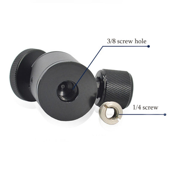 BH-904 Mini Desktop Aluminum Alloy Tripod Mini Ball Head 360 Degree Pan 90 Degree Tilt Tripod