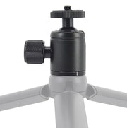 BH-906 Mini Desktop Aluminum Alloy Tripod Mini Ball Head 360 Degree Pan 90 Degree Tilt Tripod