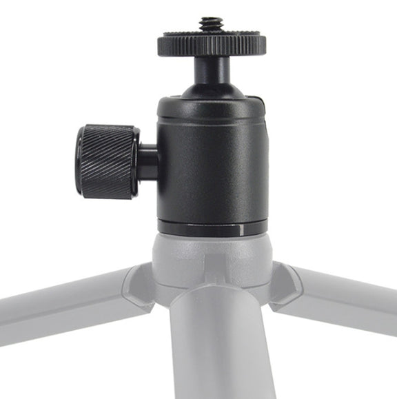 BH-908 Mini Desktop Aluminum Alloy Tripod Mini Ball Head 360 Degree Pan 90 Degree Tilt Tripod