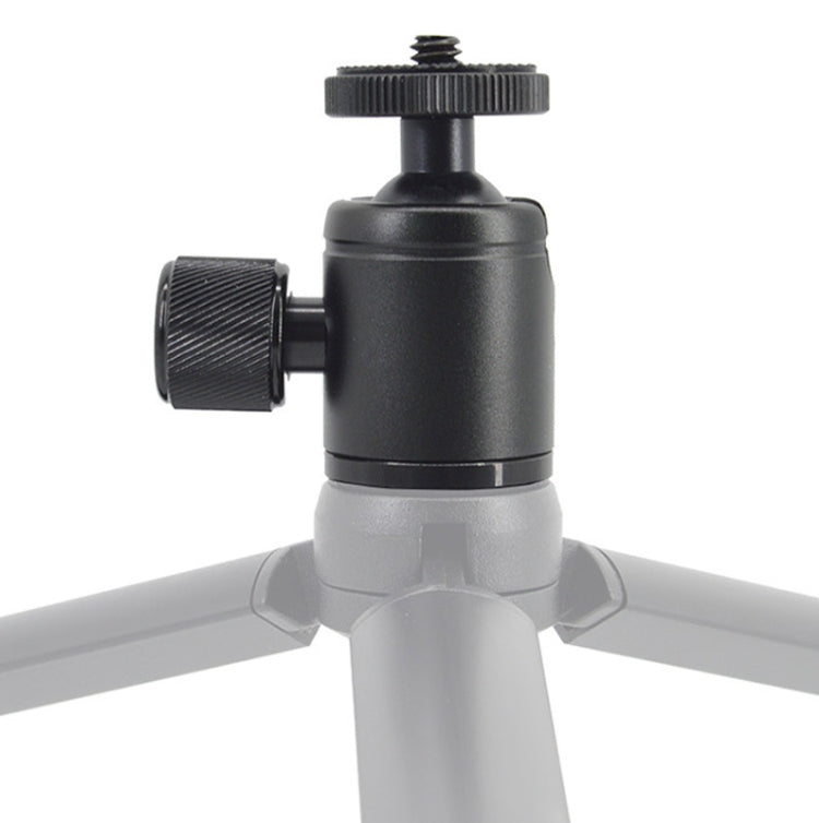 BH-908 Mini Desktop Aluminum Alloy Tripod Mini Ball Head 360 Degree Pan 90 Degree Tilt Tripod
