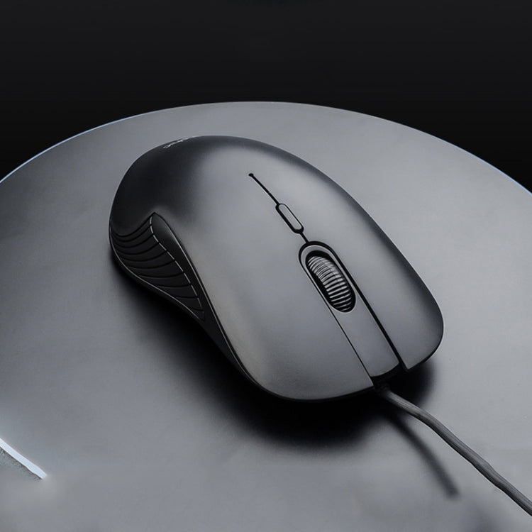 Inphic PB1 Business Office Mute Gaming Wired Mouse, Cable Length: 1.5m, Colour: Classic Back Breathing Light