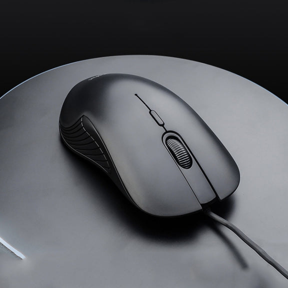 Inphic PB1 Business Office Mute Gaming Wired Mouse, Cable Length: 1.5m, Colour: Classic Back Breathing Light