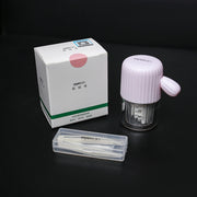 Eyekan HL-830 Manually Hand Pull Rotation Contact Lens Cleaner Washer Cleaning Lenses Case Tool(Pink)