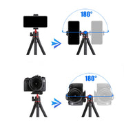 Portable SLR Camera Mobile Phone Live Mini Desktop Tripod Stand  With Head