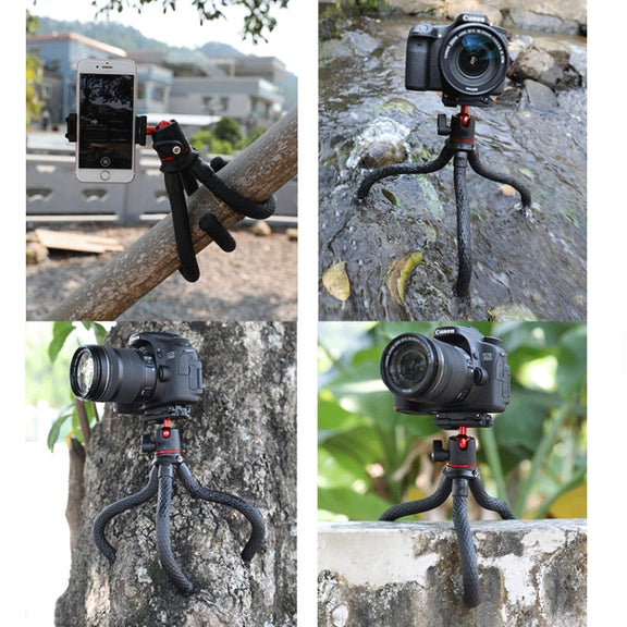 Portable SLR Camera Mobile Phone Live Mini Desktop Tripod Stand  With Head