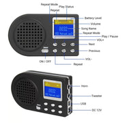 Outdoor Electronic Bird Caller Player MP3 With Wireless Remote Control(US Plug)