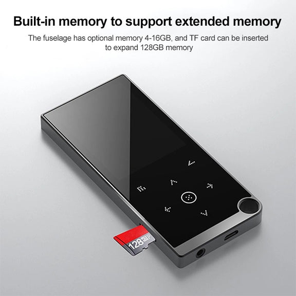 E05 2.4 inch Touch-Button MP4 / MP3 Lossless Music Player, Support E-Book / Alarm Clock / Timer Shutdown, Memory Capacity: 8GB without Bluetooth(Red)