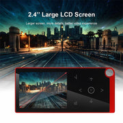 E05 2.4 inch Touch-Button MP4 / MP3 Lossless Music Player, Support E-Book / Alarm Clock / Timer Shutdown, Memory Capacity: 8GB without Bluetooth(Silver Grey)