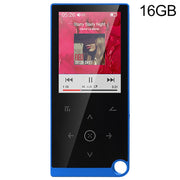 E05 2.4 inch Touch-Button MP4 / MP3 Lossless Music Player, Support E-Book / Alarm Clock / Timer Shutdown, Memory Capacity: 16GB without Bluetooth(Blue)