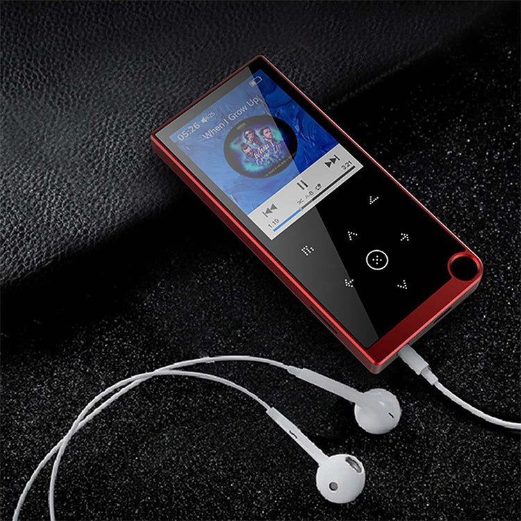 E05 2.4 inch Touch-Button MP4 / MP3 Lossless Music Player, Support E-Book / Alarm Clock / Timer Shutdown, Memory Capacity: 16GB Bluetooth Version(Silver Grey)