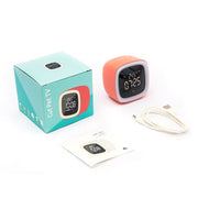 Cartoon Deer Shape Children Snooze Multifunctional USB Rechargeable Student LED Alarm Clock(Orange)