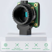 Waveshare Original Raspberry Pi 1.6MP Global Shutter Camera Module(24385)