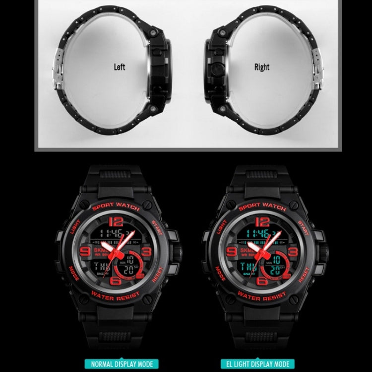 SKMEI 1452 Outdoor Sports Electronic Watch Multifunctional Water-resistant Watch(Red)