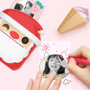 Polaroid Children Mini Print Camera Front And Rear Dual-Lens Digital Camera Toy(Christmas)