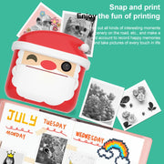 Polaroid Children Mini Print Camera Front And Rear Dual-Lens Digital Camera Toy(Christmas)