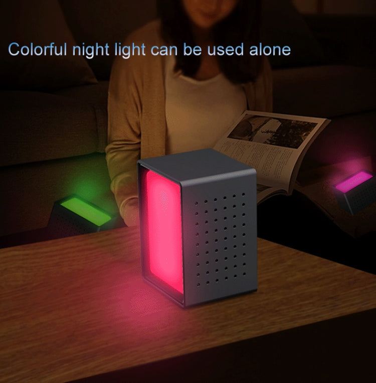 TS-P30 Multifunctional Night Light Alarm Digital Clock with FM Radio & Temperature / Humidity Display & IR Sensor Function(Pink)