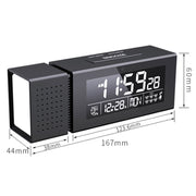 TS-P30 Multifunctional Night Light Alarm Digital Clock with FM Radio & Temperature / Humidity Display & IR Sensor Function(Pink)