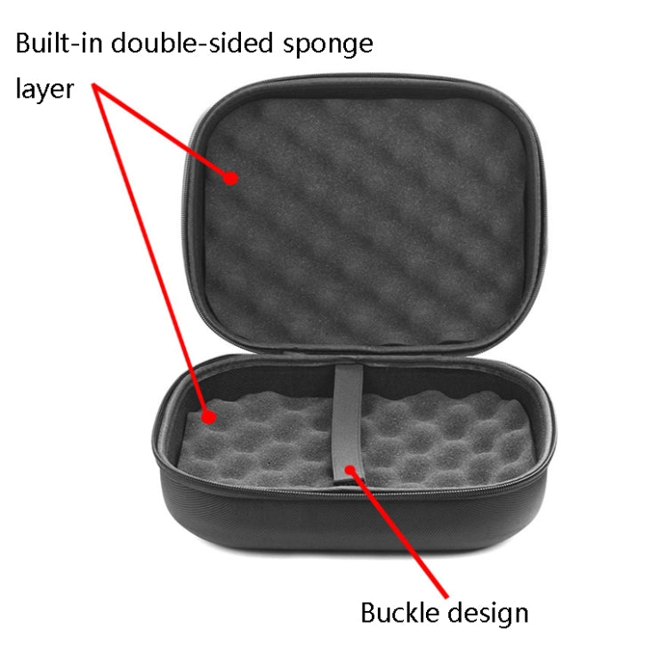 Shockproof Storage Handbag Dust-Resistant Protective Carrying Case for Airpods Max Wireless Headphones(Black)