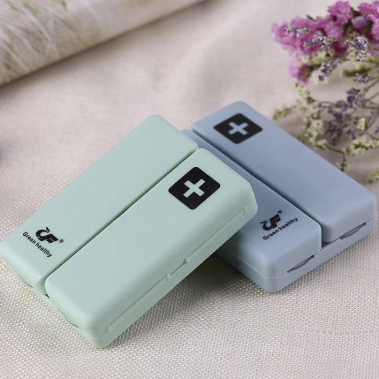 Folding Portable Sealed and Dispensing Small Pill Box(Pink)