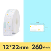 Thermal Label Paper Commodity Price Label Household Label Sticker for NIIMBOT D11(Pop Pattern)