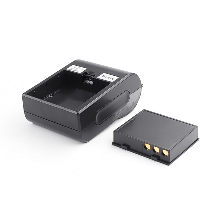58HB6 Portable Bluetooth Thermal Printer Label Takeaway Receipt Machine, Supports Multi-Language & Symbol/Picture Printing, Model: EU Plug (Spanish)