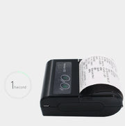 58HB6 Portable Bluetooth Thermal Printer Label Takeaway Receipt Machine, Supports Multi-Language & Symbol/Picture Printing, Model: US Plug (Spanish)