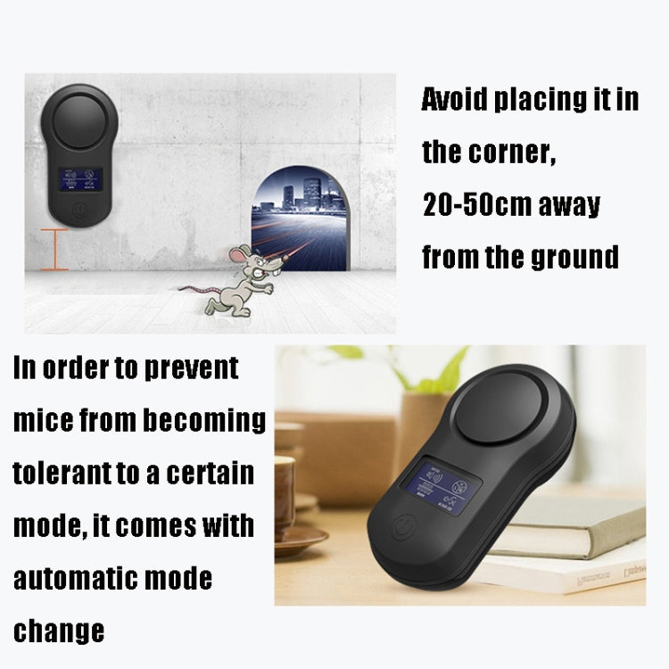 BG-305 Display Ultrasonic Insect Repellent, Product specifications: US Plug(White)