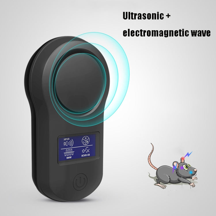 BG-305 Display Ultrasonic Insect Repellent, Product specifications: EU Plug(Black)