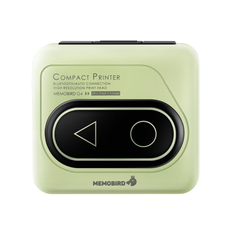 Memobird G4 Handheld Home Student Search Question Graffiti Notes Portable Bluetooth Thermal Printer(Avocado Green)