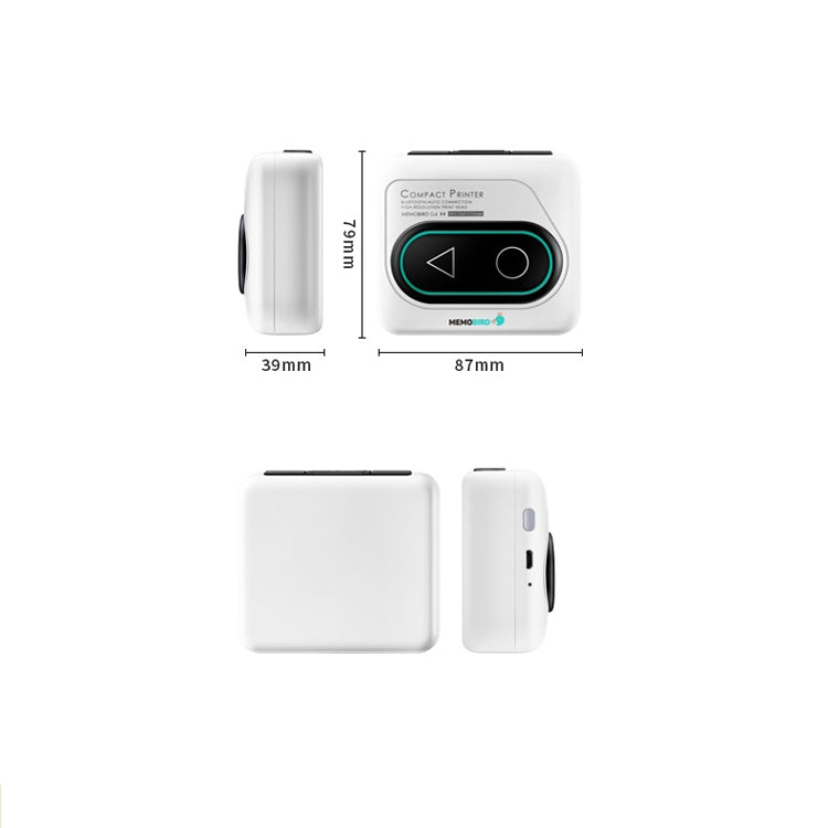 Memobird G4 Handheld Home Student Search Question Graffiti Notes Portable Bluetooth Thermal Printer(Peach Powder)
