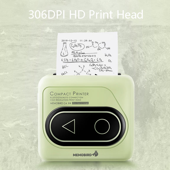 Memobird G4 Handheld Home Student Search Question Graffiti Notes Portable Bluetooth Thermal Printer(Peach Powder)